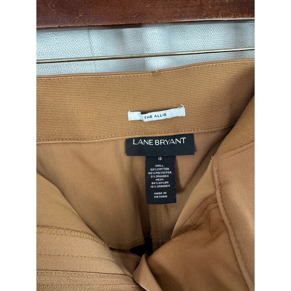 Lane Bryant The Allie Pants 18 Camel Career Ankle Trouser Plus - Picture 7 of 7